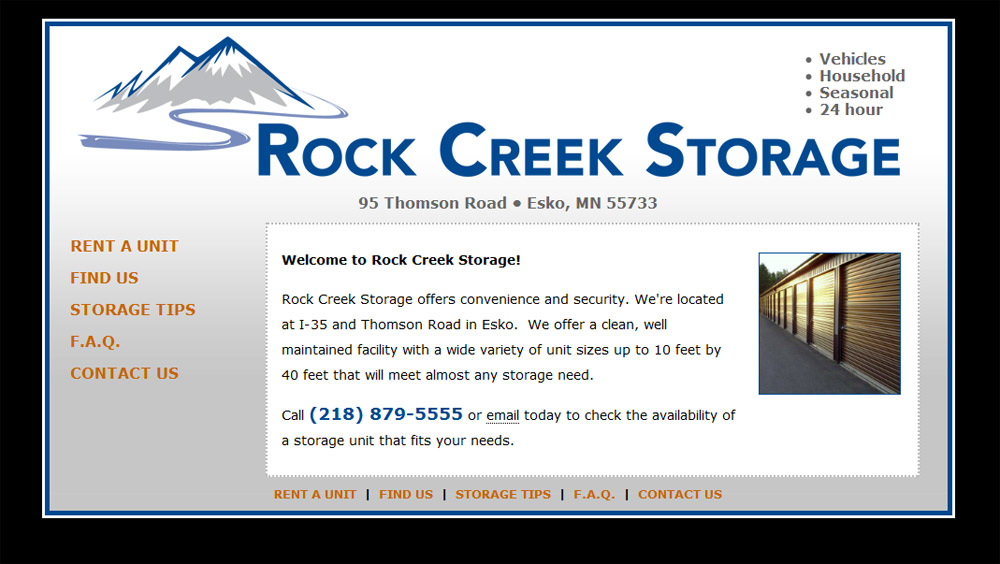 Rock Creek Storage